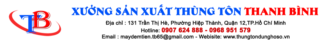 XƯỞNG SẢN XUẤT THÙNG TÔN THANH BÌNH